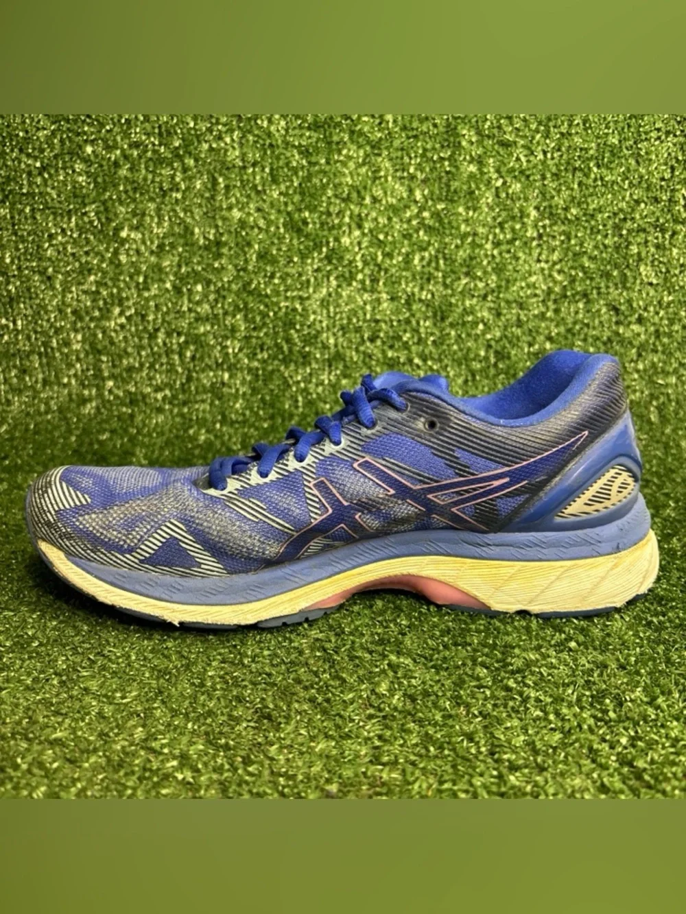 ASICS Gel-Nimbus 19‎ Women's Running Athletic Sneakers T750N Blue Size 8.5
